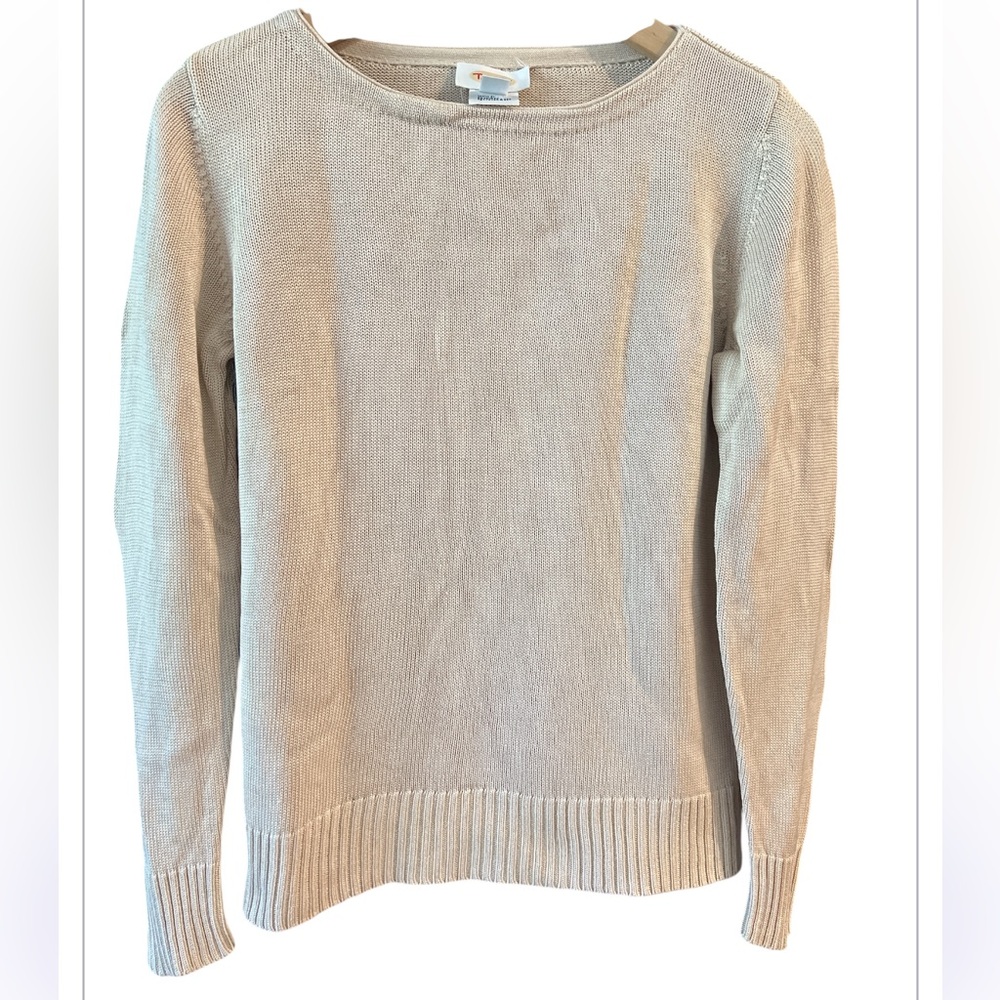 Talbot’s Women's Cream 100% Silk Sweater / size M - Picture 5 of 13